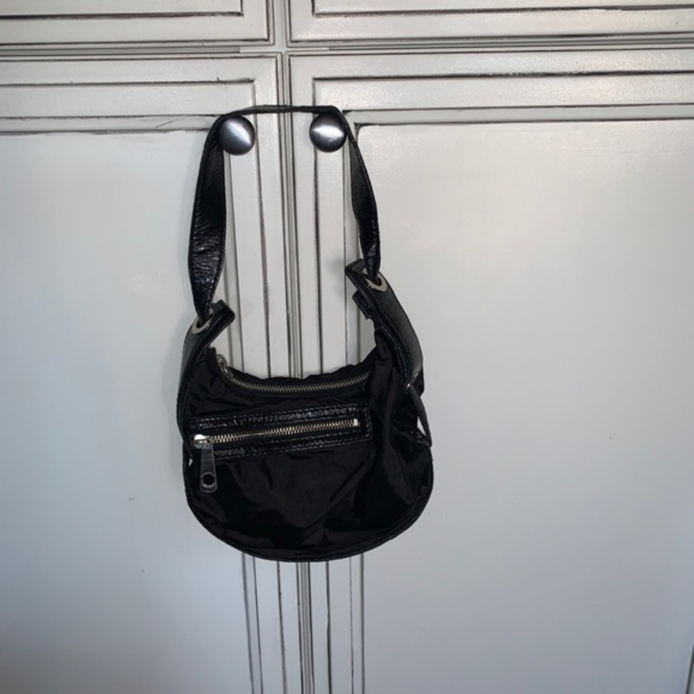 AUTHENTICATED Givenchy black monogram hobo bag shoulder RARE - Picture 3 of 14